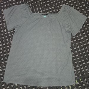 Staccato Charcoal Short Sleeve Top